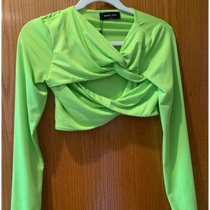 White Fox Boutique Crop Top